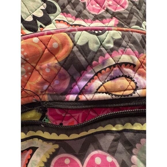 Vera Bradley Floral Multicolor Backpack Unisex Casual Adjustable Straps - Picture 3 of 14